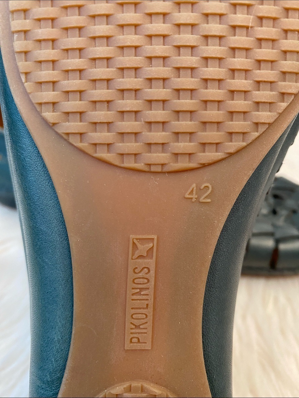Pikolinos Salamanca Leather T-Strap Sandals - Emerald, Size EUR 42 / US 11.5-12 - Picture 15 of 15